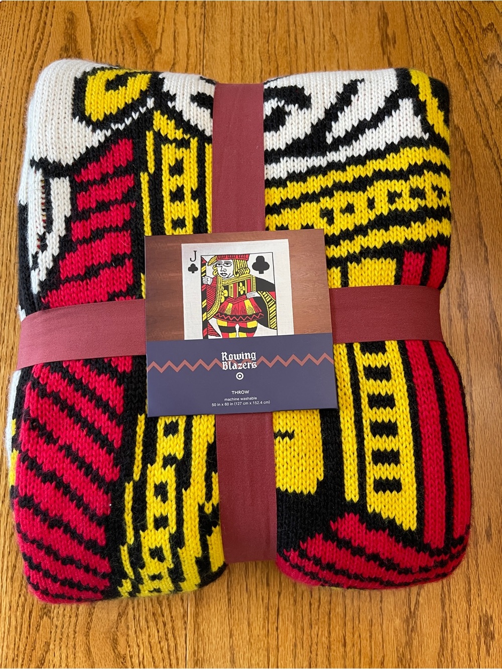 NWT Rowing Blazers Throw Blanket Jack Of Clubs x Target
